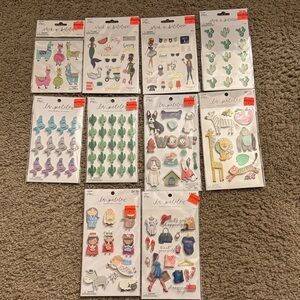 Colorful Sticker Collection- 10 packs